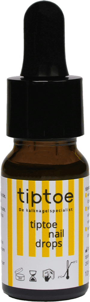 tiptoe naildrops — gepatenteerde peptide-druppels tegen kalknagels