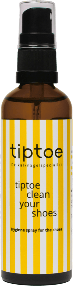 Spuitbus tiptoe clean your shoes, de hygiënespray voor schoenen die niet meer wordt geproduceerd